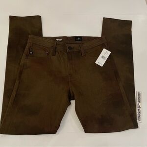 AG Adriano Goldschmied Jeans Mens The Dylan Slim Skinny Green Camo